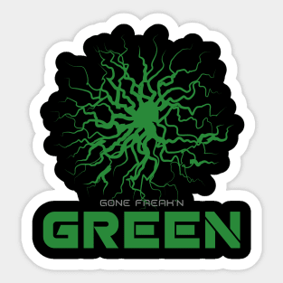 Gone Freak n Green Sticker